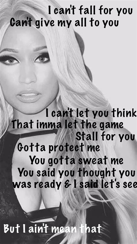 good nicki minaj lyrics